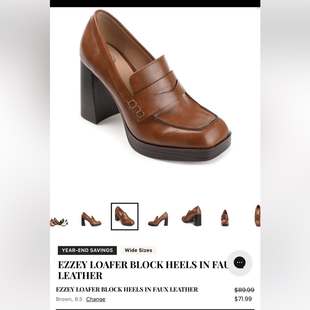 Journey Collection loafer heels